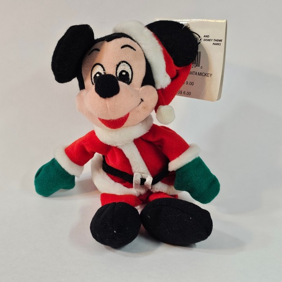Disney Mickey Mouse Christmas Plush Lot of 3‎ Disney Store Collectiom - Picture 12 of 16
